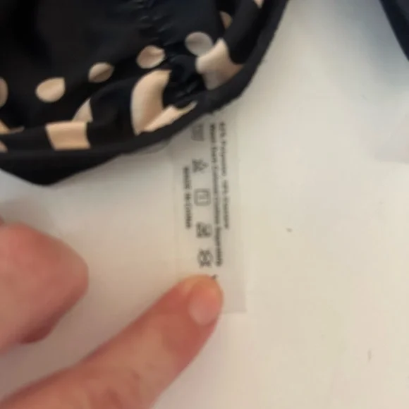 Commense Black Orange Bird Print Bikini Top & Scrunchie Booty Bottoms NWT XS - Picture 11 of 16